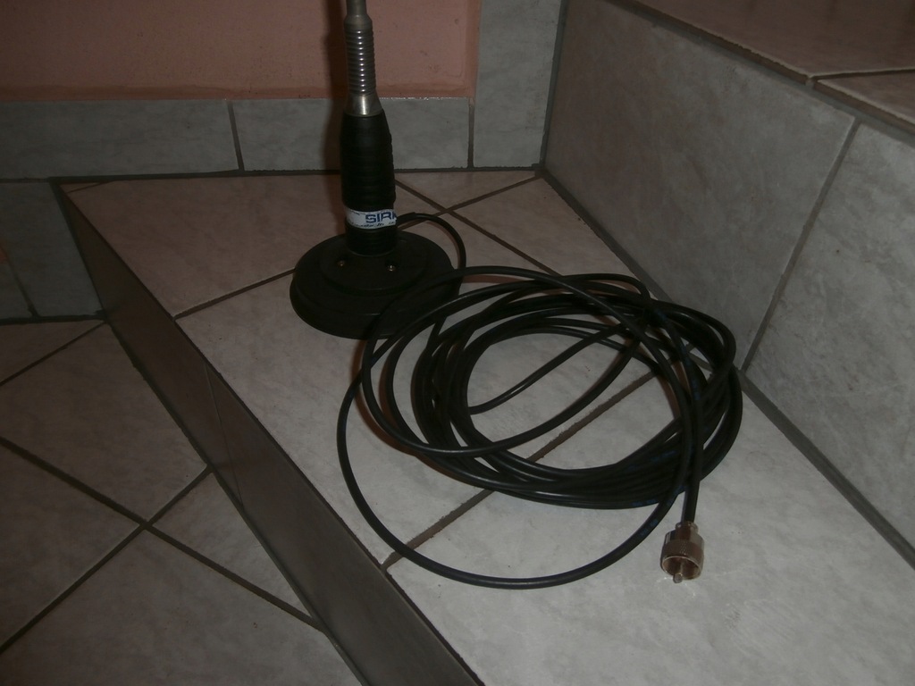 antena CB SIRIO ML-145 kabel 6m oryginał