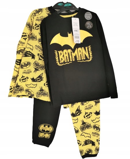 PIŻAMA 2 - pak ! zestaw BATMAN 116 GEORGE jogger y