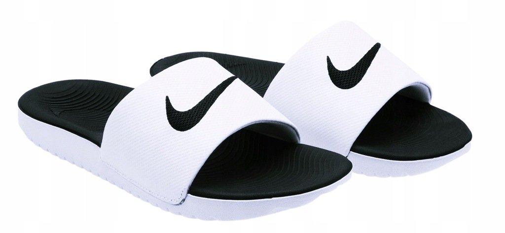 BIAŁE KLAPKI NIKE KAWA SLIDE (GS) 819352 100 R40