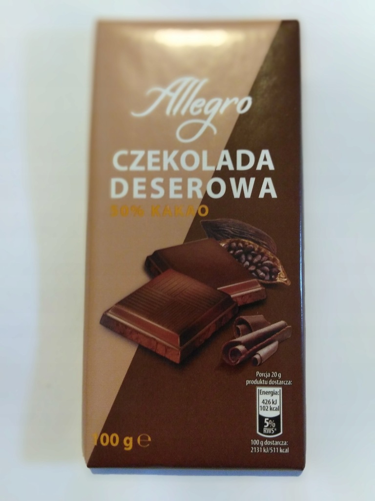 CZEKOLADA ALLEGRO DESEROWA 100 g.