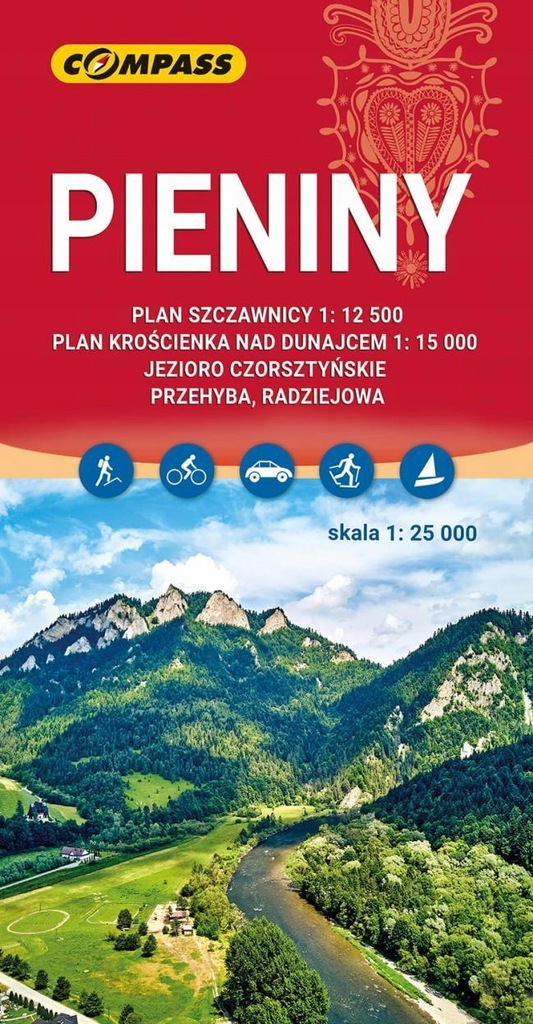 MAPA TURYSTYCZNA - PIENINY 1:25 000 W.2023