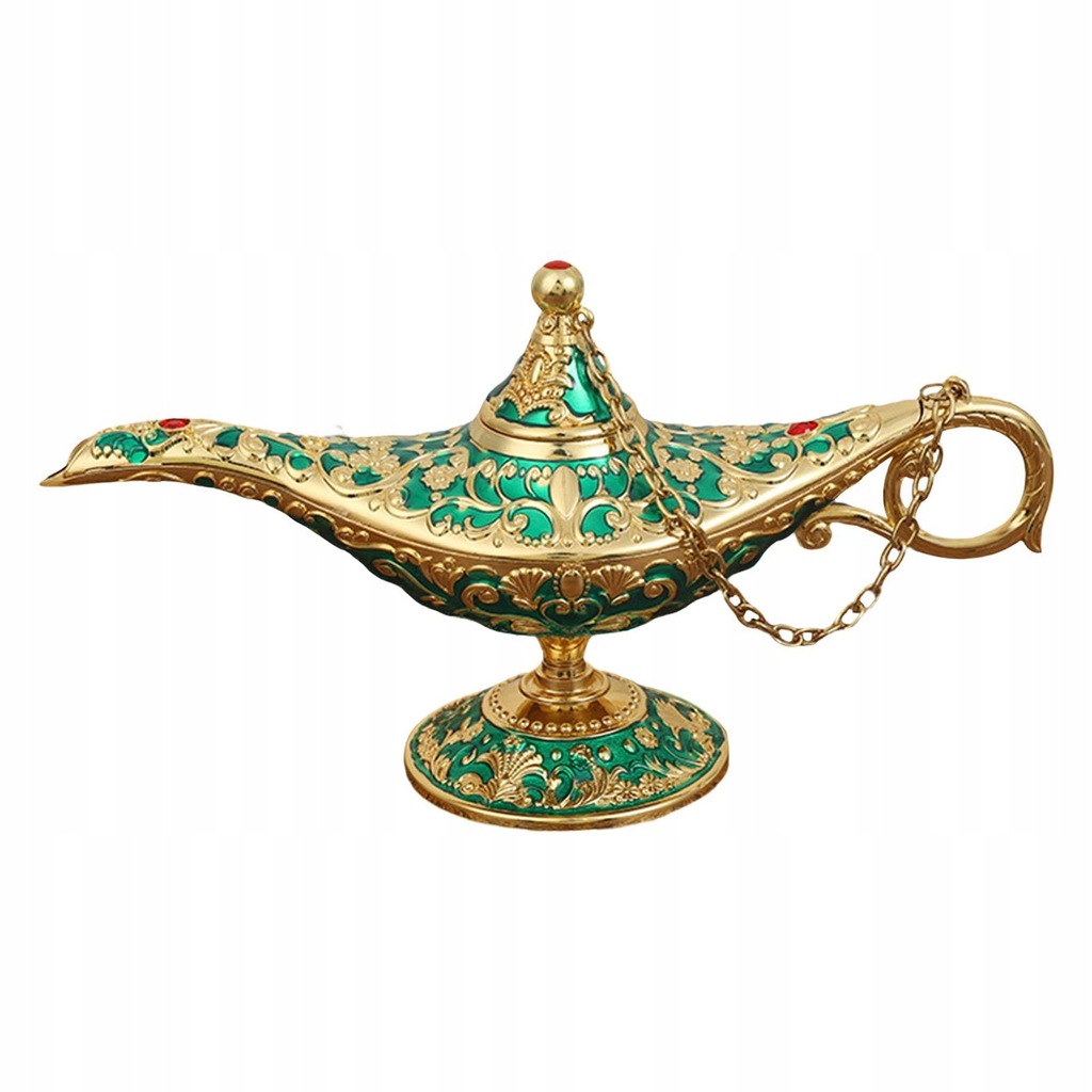 Piękna Lampa Kostium Arabski Verde (21x7x11cm)