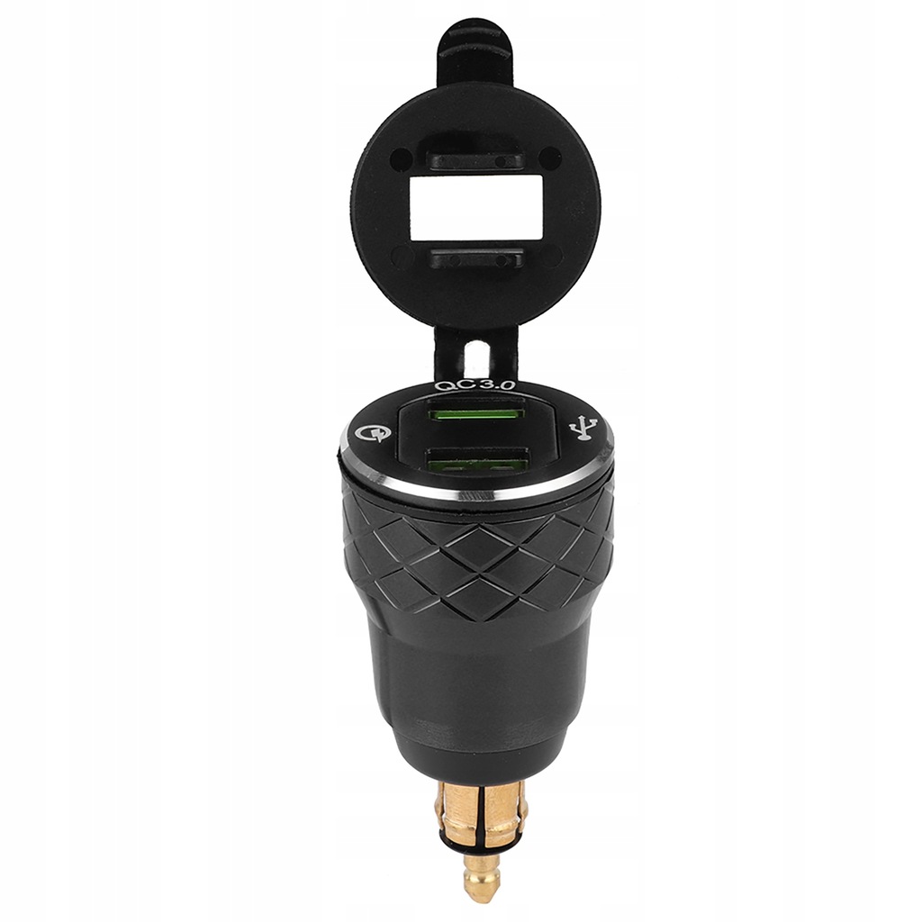 GNIAZDO MONTAŻOWE ŁADOWARKA USB X2 12V 24V DO