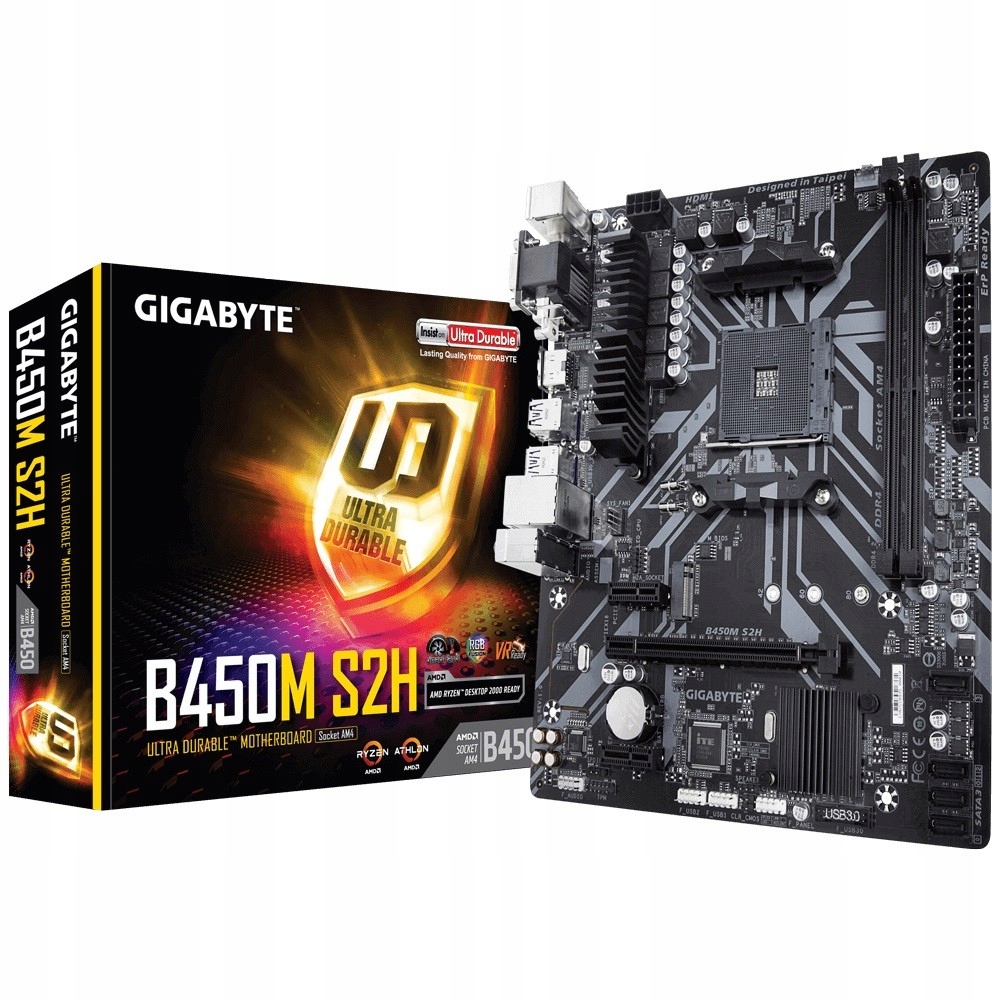 Купить Материнская плата Gigabyte B450M S2H AM4 B450 DDR4: отзывы, фото, характеристики в интерне-магазине Aredi.ru