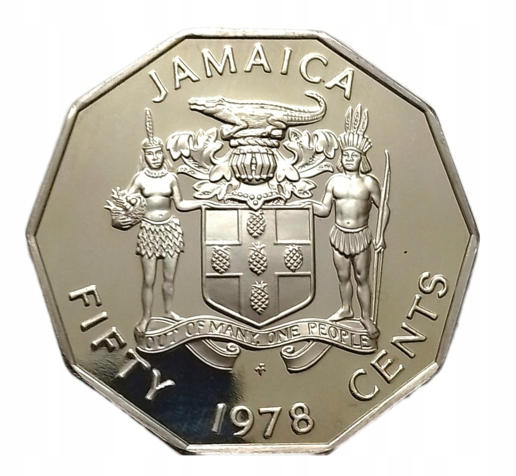 Jamajka 50 centów 1978r. Proof