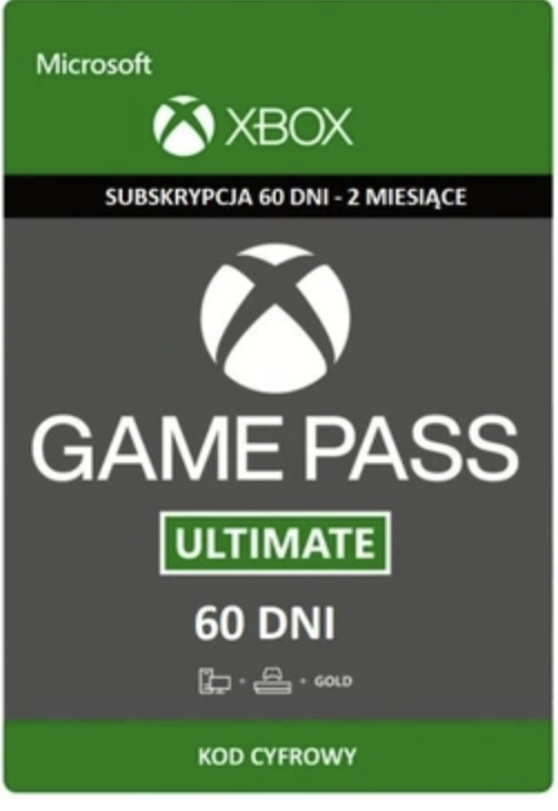 Subskrypcja Xbox Game Pass 2 miesiące STARE/NOWE