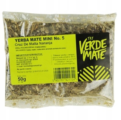 Próbka Yerba Mate 50 G Cruz De Malta Naranja