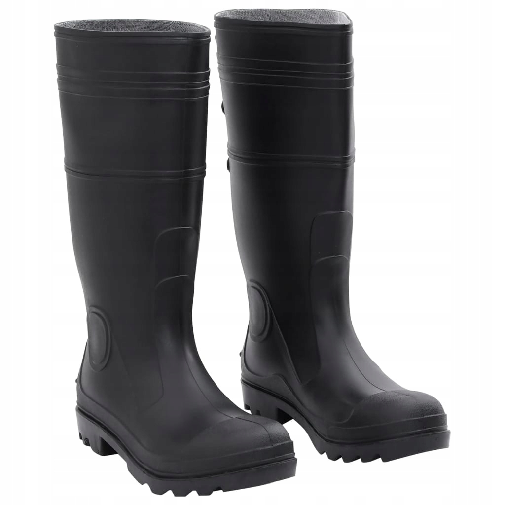 vidaXL Kalosze, czarne, rozmiar 43, PVC