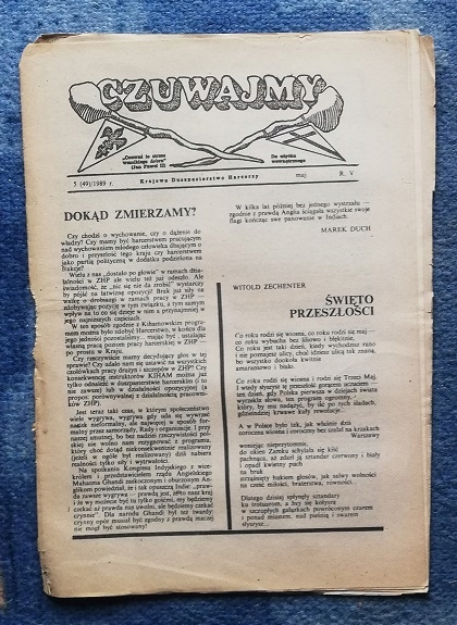CZUWAJMY 5/1989 - pismo Duszpasterstwa Harcerzy