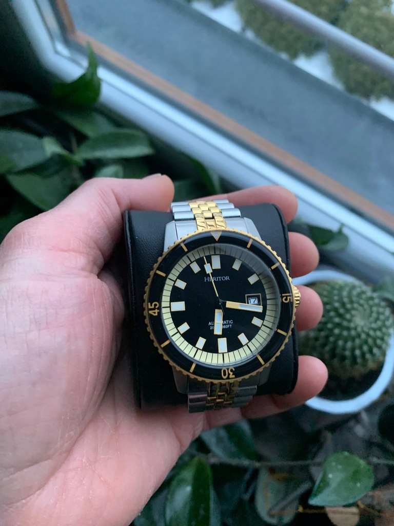 Zegarek diver heritor homage Zodiac superseawolf 45mm