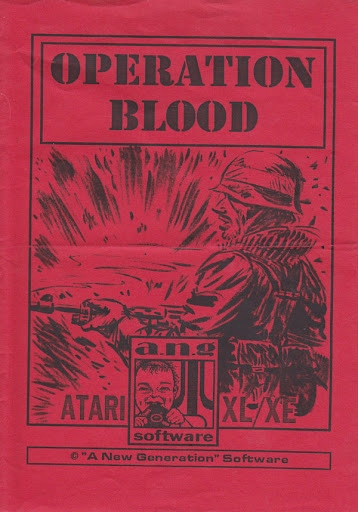 ATARI XL XE OPERATION BLOOD NOWA PLOMBA 5.25"