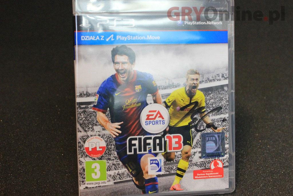 FIFA 13 z autografem - aukcja gry-online.pl