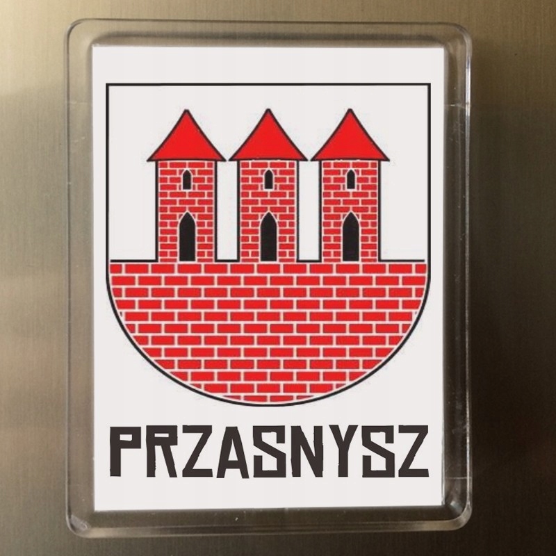 magnes Przasnysz herb