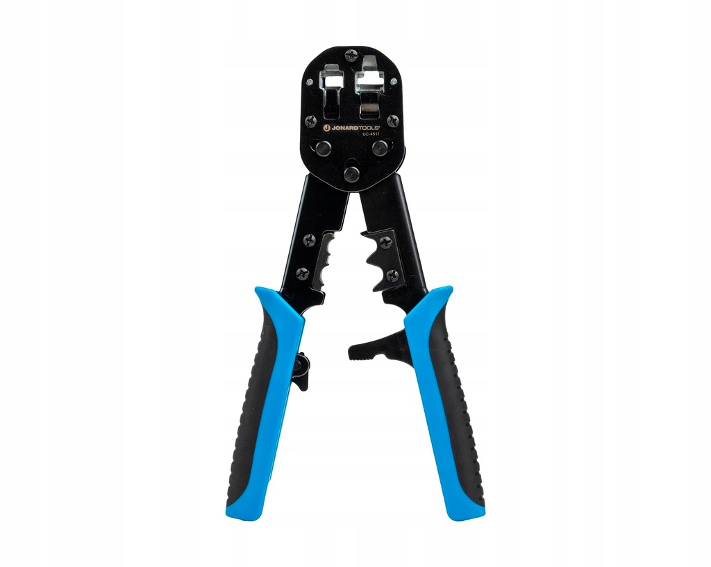 Zaciskarka przelotowa RJ45 i RJ11/12 z gniazdami UC-4511 Jonard PRO