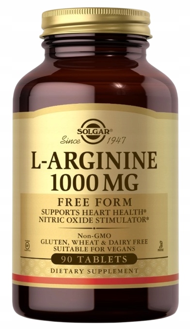 Solgar L-Arginina 1000mg 90 tabletek