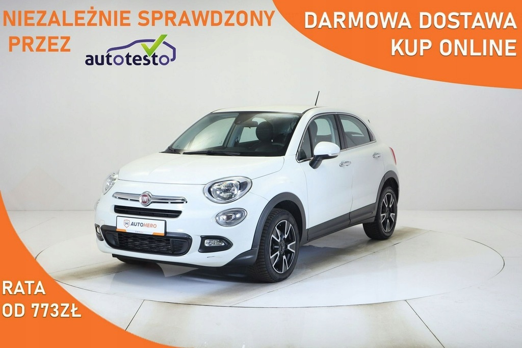 Fiat 500x DARMOWA DOSTAWA, Półskóra, Navi,