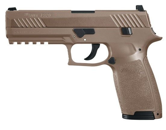 Wiatrówka Sig Sauer P320 4,5 mm - coyote (AIR-P320