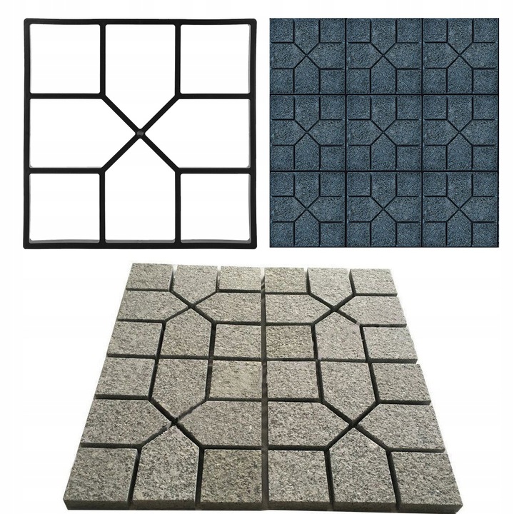 szablon FORMA do KOSTKI BRUKOWEJ betonowa KOSTKA