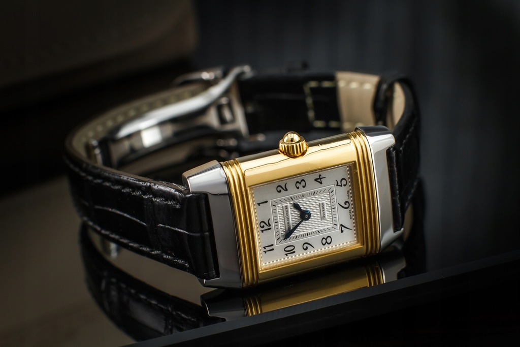 JAEGER-LECOULTRE REVERSO DUETTO SS|18K 20,5MM/ETUI