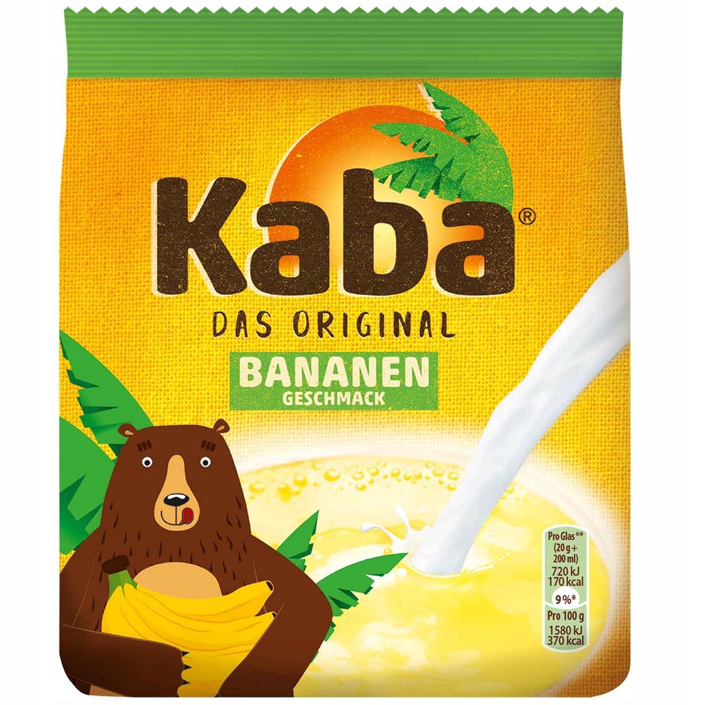 Kakao Kaba Bananowe z Niemiec Instant