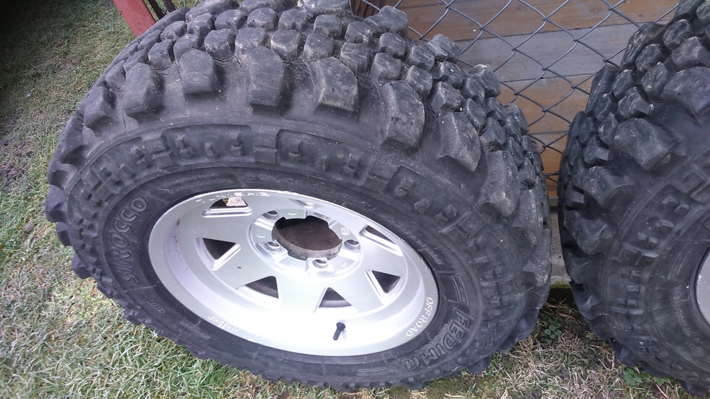 KOŁA OFF ROAD ALU FELGI MELBER +OPONY SIMEX 215R15