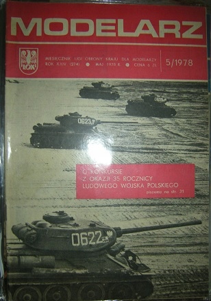 MODELARZ-5'78r-czołg sredni T34-85-pasazerski EWA