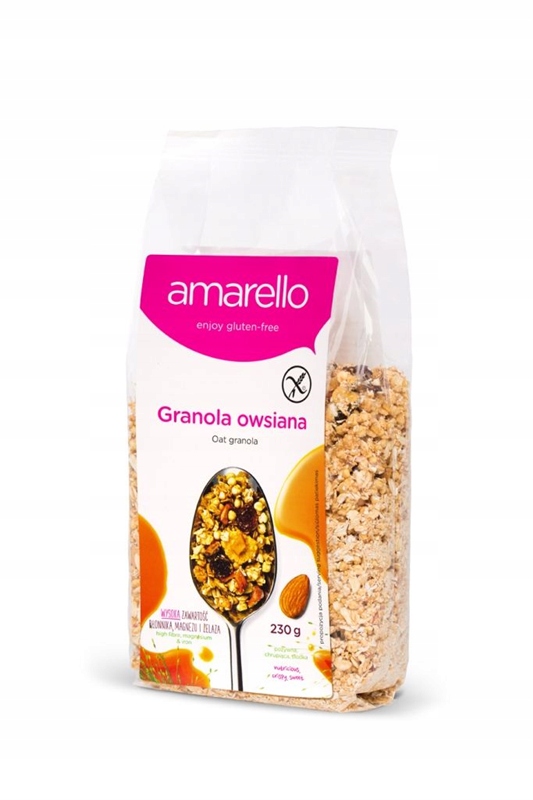 AMARELLO Granola owsiana bezglutenowa 230g KUBARA