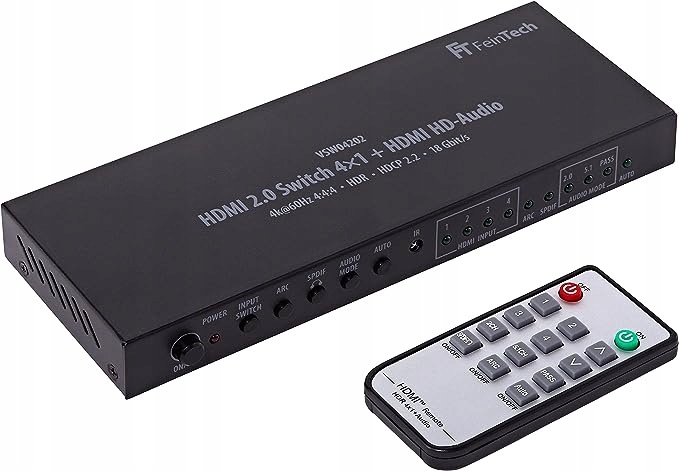 Przełącznik HDMI 4K Switch Matrix rozgałęźnik 4x1