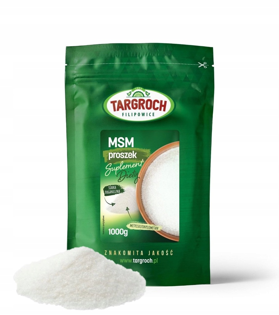 SIARKA MSM organiczna suplement 1000g TARGROCH