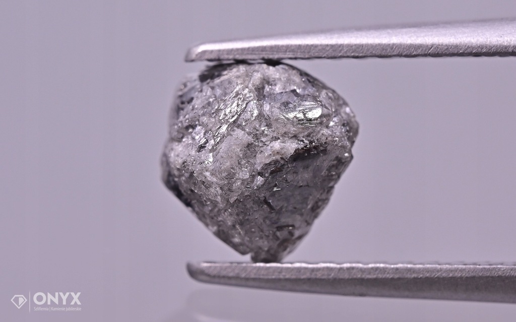 Diament srebrna bryłka 6,5x6,5 mm