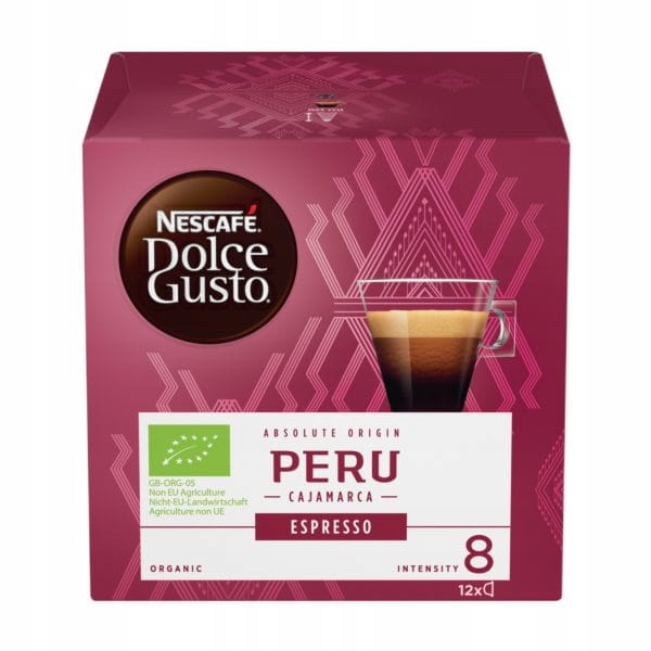 NESCAFE DOLCE GUSTO Espresso Peru 12 kapsułek BIO