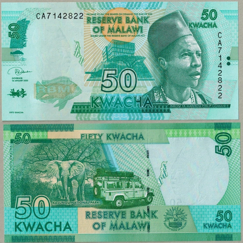 Malawi 50 Kwacha 2020 P-64g UNC