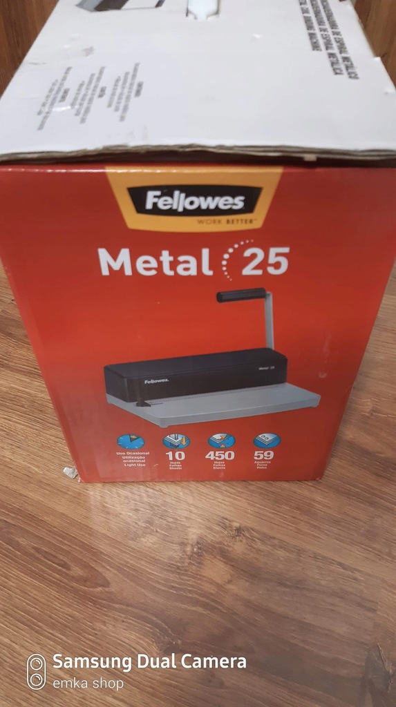 BINDOWNICA SPIRALOWA Fellowes Metal 25