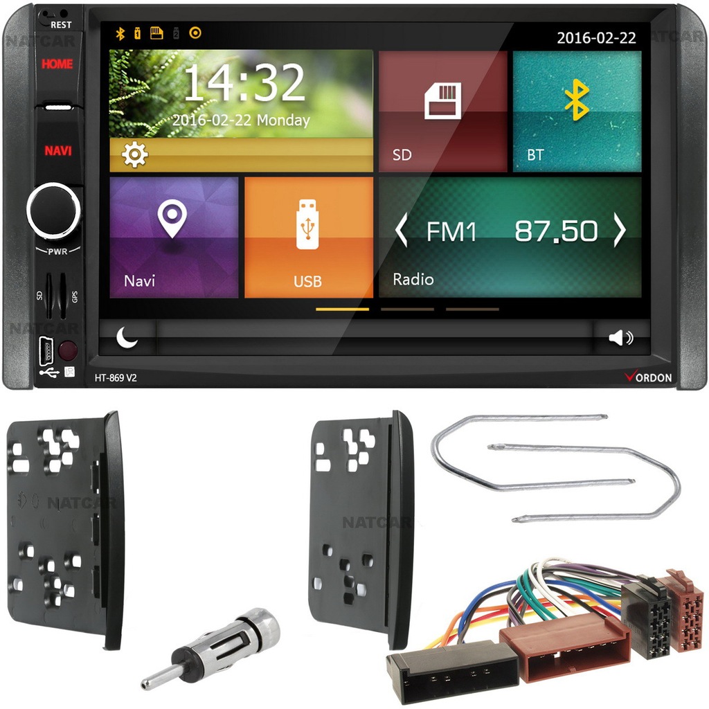 RADIO 2DIN NAWIGACJA GPS FORD FOCUS MK1 MONDEO MK2