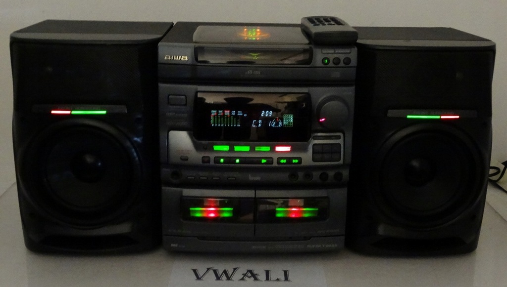 NAJWYŻSZY MODEL AIWA NSX-V1000+KOLUMNY+PILOT