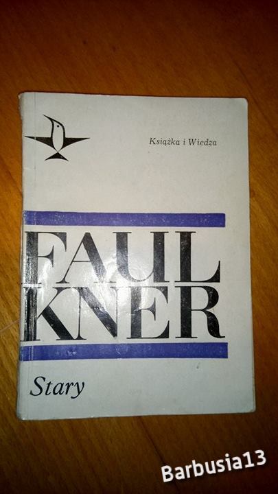 Stary William Faulkner  z kolekcji Koliber