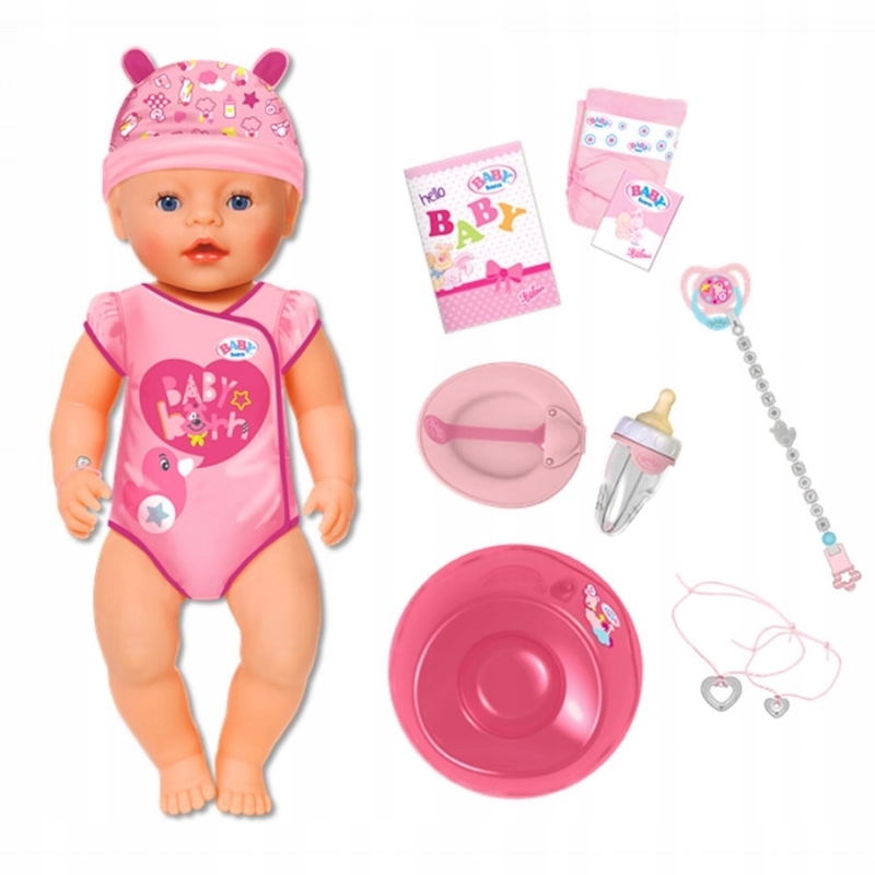 Baby Born Interaktywna lalka Soft Touch 43cm 9 fun