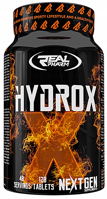 Real Pharm Hydrox 120tab spalacz tłuszczu REDUKCJA