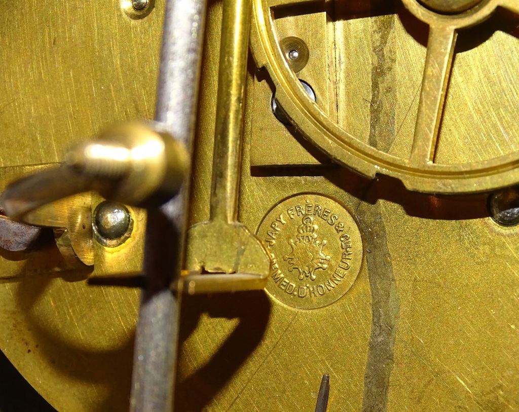 Zegar wychwytem brocota SPRAWNY WAHADŁO Z RTĘCIĄ 12620289743