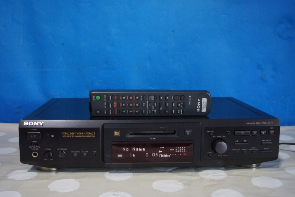 SONY MDS-JE640 WYSOKI ODTWARZACZ MINIDISC - 13019370552