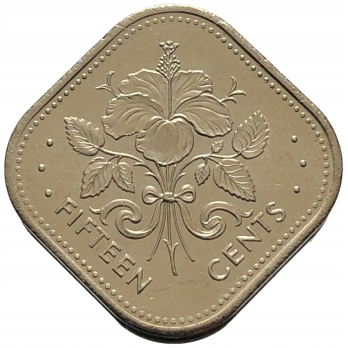 64771. Bahamy, 15 centów, 1992r.