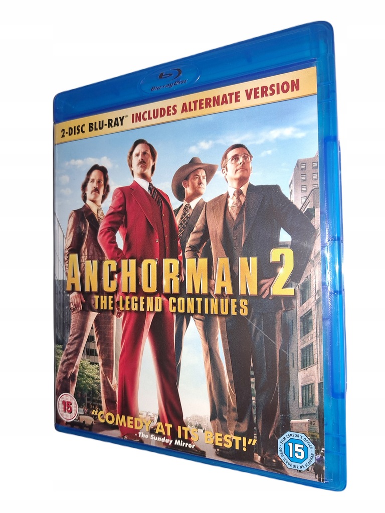 Anchorman 2 / Wydanie UK / Blu Ray