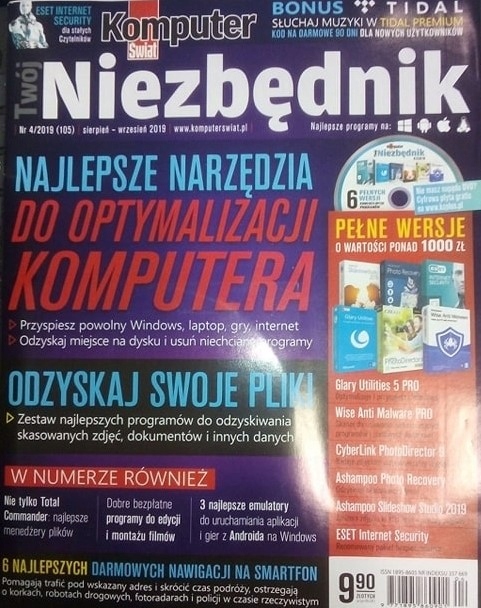 4/2019 TWÓJ NIEZBĘDNIK KOMPUTER ŚWIAT MALWARE+DVD