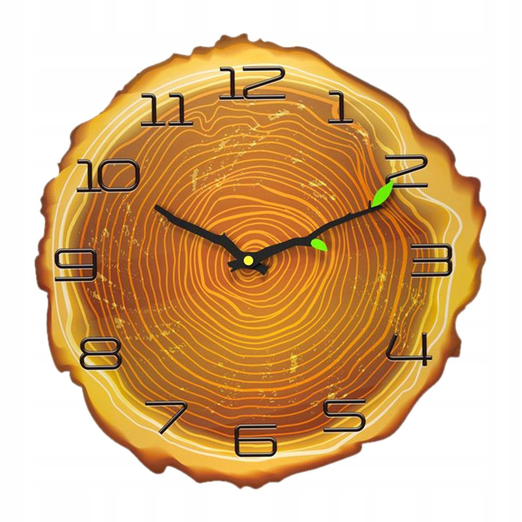 30cm Annual Effect Silent Wall Clock for Bedroom Shop, Easy to 12 Numbers C