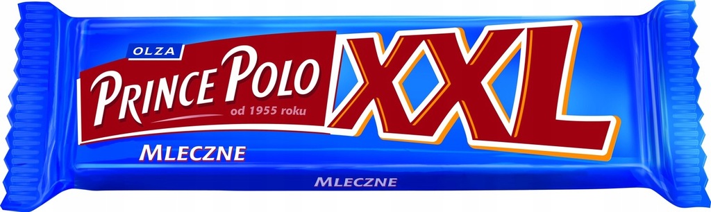 Prince Polo XXL Mleczne kruchy wafelek, baton oblany czekoladą 50g