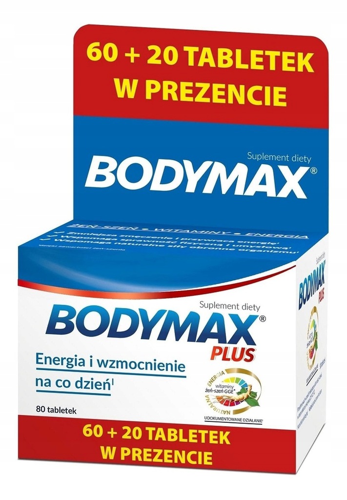 Bodymax Plus suplement diety 80 tabletek