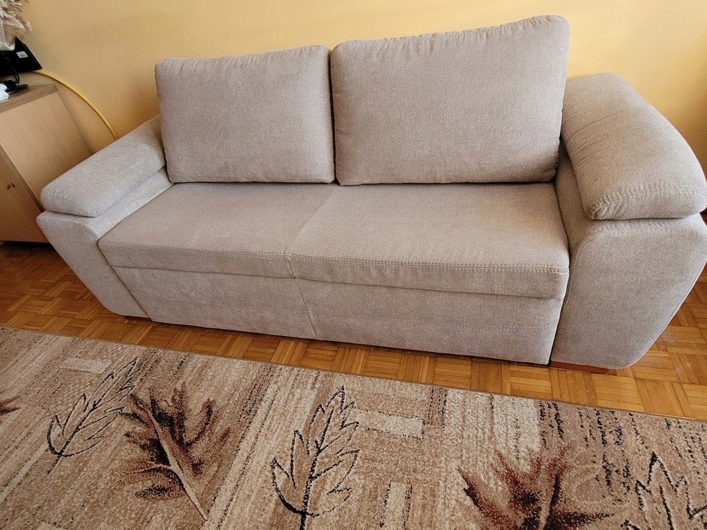 Sofa rozkładana pojemnik na pościel solidna