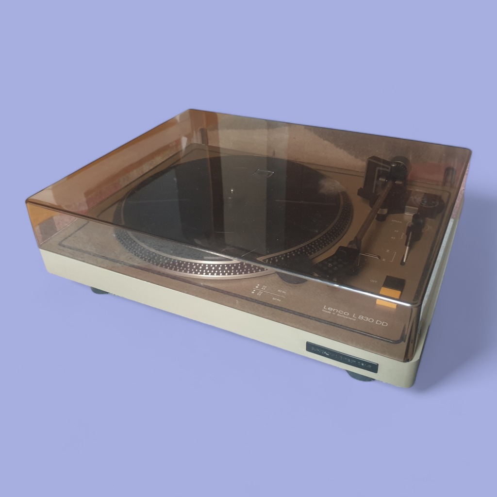 Gramofon Lenco L830 DD napęd Technics Direct Drive ultra rzadki SWISS MADE