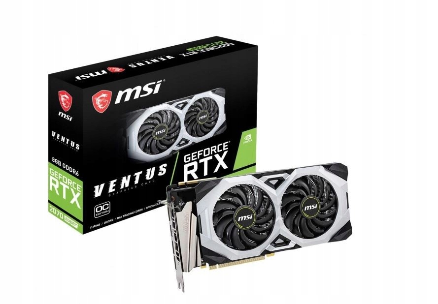 KARTA MSI Geforce RTX 2070 SUPER VENTUS OC 8GB GRY