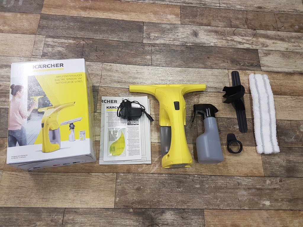 KARCHER KWI KWI1 WV 1 myjka do okien KOMPLET PL - 7619127986 ...